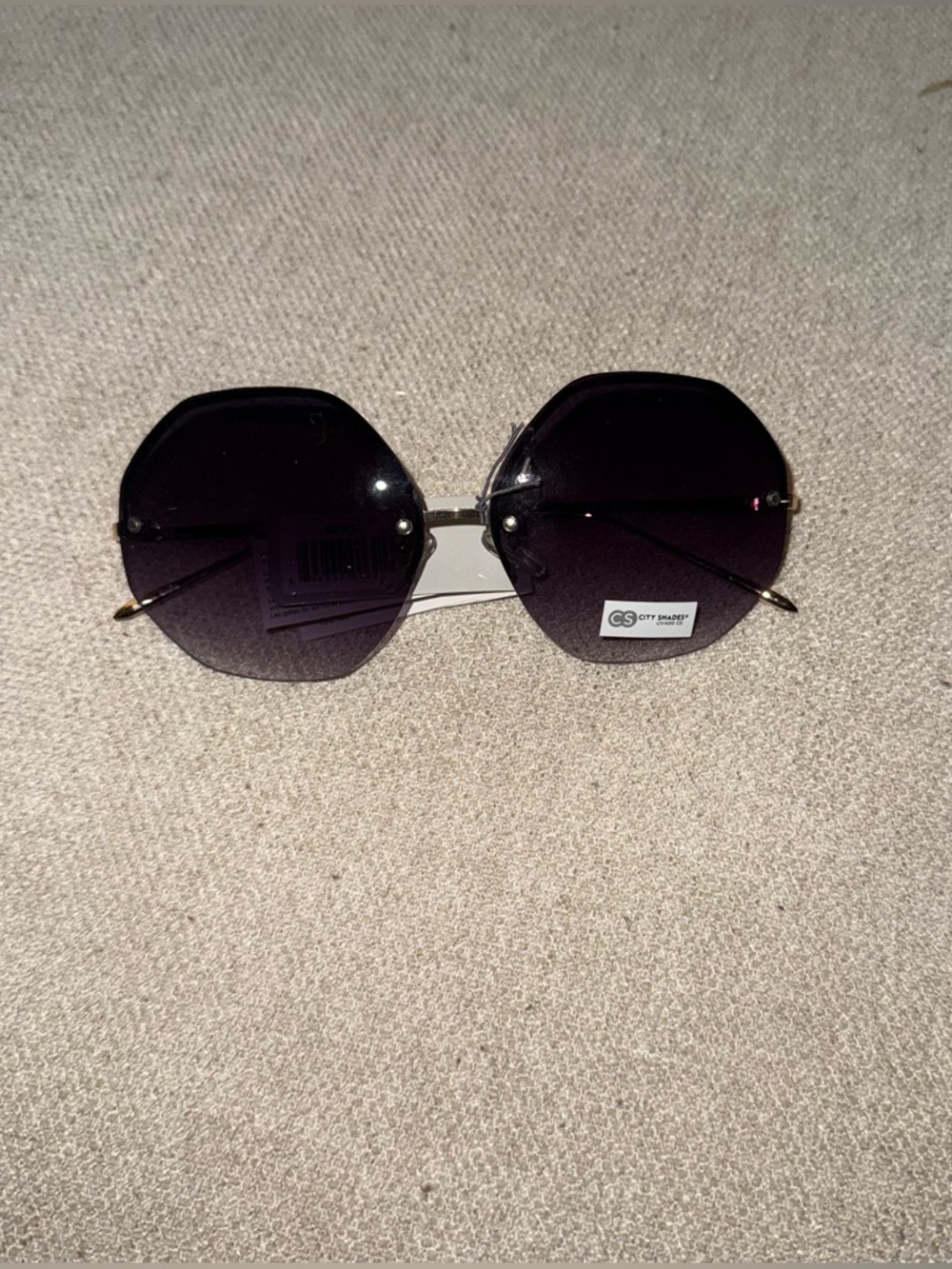 City Shades Women's Octagon Sunglasses